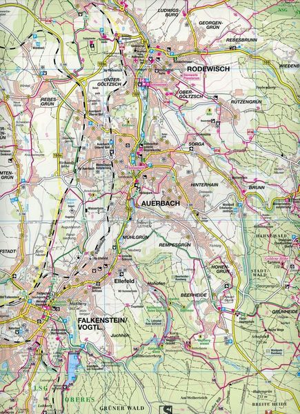 Produktbild: Ferienregion Sch&ouml;neck - Klingenthal - Eibenstock 1 : 33 000