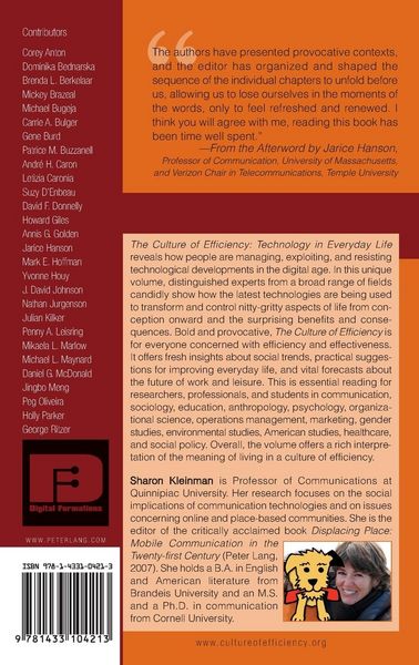 Produktbild: The Culture of Efficiency