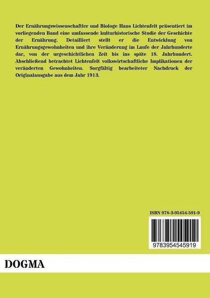 Produktbild: Die Geschichte der Ern&auml;hrung