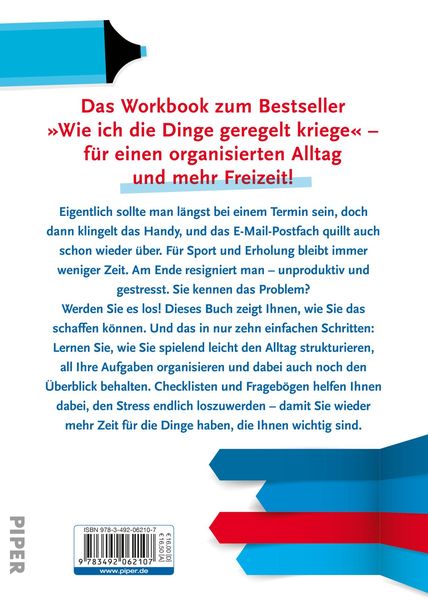 Produktbild: Wie ich die Dinge geregelt kriege &ndash; Das Workbook
