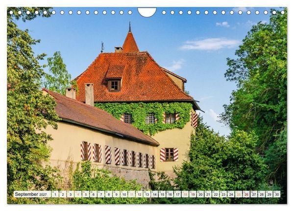 Produktbild: Dinkelsb&uuml;hl - Zw&ouml;lf Momente in der Altstadt (Wandkalender 2027 DIN A4 quer), CALVENDO Monatskalender