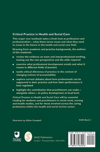 Produktbild: Critical Practice in Health and Social Care