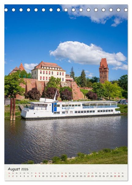 Produktbild: Tangerm&uuml;nde - Historische Altstadt an der Elbe (Tischkalender 2026 DIN A5 hoch), CALVENDO Monatskalender