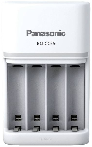 Panasonic Smart & Quick BQ-CC55 Akkupack-Ladegerät NiMH Micro (AAA), Mignon (AA)