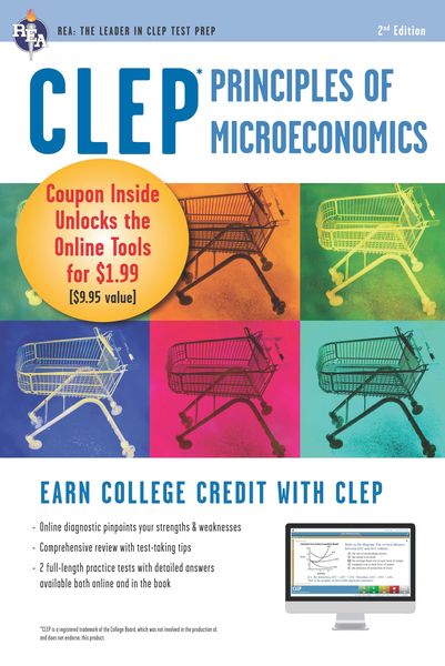 Produktbild: CLEP(R) Principles of Microeconomics Book + Online