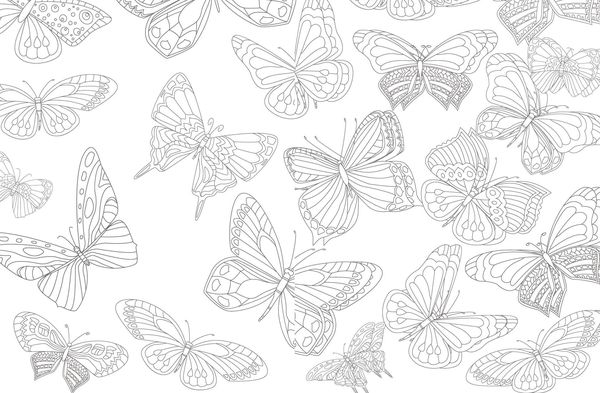 Produktbild: Colorful Mandala &ndash; Bl&uuml;ten und Schmetterlinge