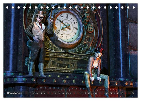 Produktbild: Steampunk P&auml;rchen (Tischkalender 2026 DIN A5 quer), CALVENDO Monatskalender