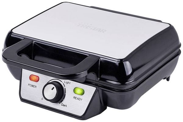 Produktbild: Tristar WF-2195 Waffeleisen Schwarz, Silber