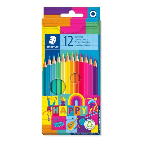 STAEDTLER Buntstifte Noris leuchtende Farben, 12er Set