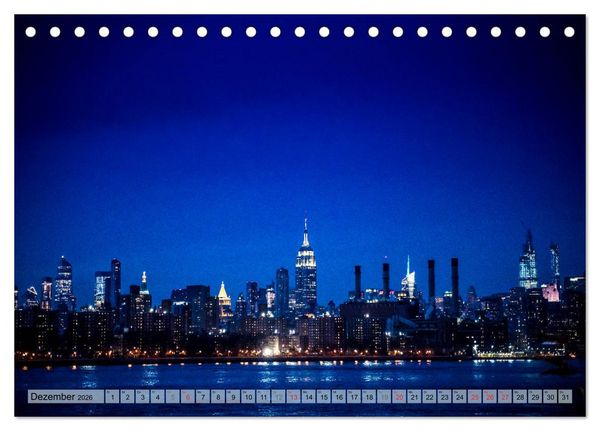 Produktbild: New York - Stadt der Wolkenkratzer (Tischkalender 2026 DIN A5 quer), CALVENDO Monatskalender