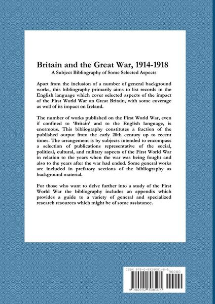 Produktbild: Britain and the Great War, 1914-1918