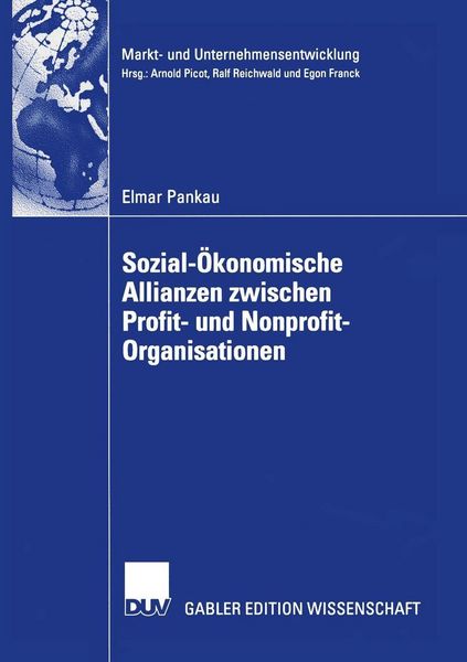 Produktbild: Sozial-&Ouml;konomische Allianzen zwischen Profit- und Nonprofit-Organisationen