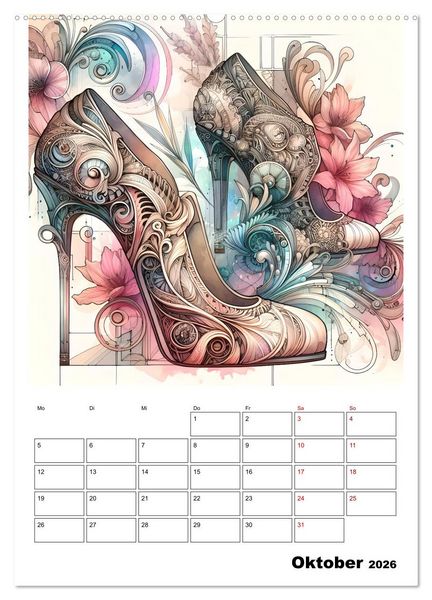 Produktbild: High Heels Zauber (Wandkalender 2026 DIN A2 hoch), CALVENDO Monatskalender