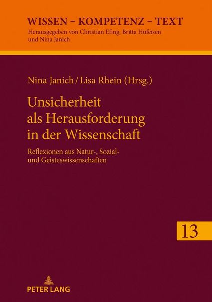 Produktbild: Unsicherheit als Herausforderung f&uuml;r die Wissenschaft