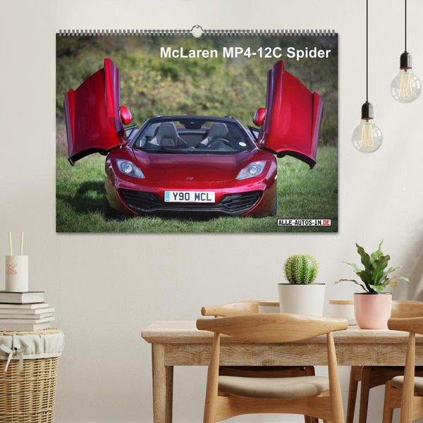 Produktbild: McLaren MP4-12C Spider (Wandkalender 2026 DIN A2 quer), CALVENDO Monatskalender