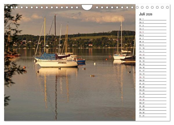 Produktbild: Seest&auml;rke - Der Ammersee (Wandkalender 2026 DIN A4 quer), CALVENDO Monatskalender