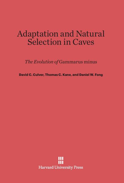 Produktbild: Adaptation and Natural Selection in Caves