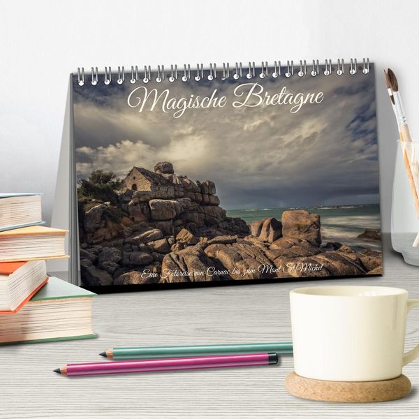 Produktbild: Magische Bretagne (Tischkalender 2026 DIN A5 quer), CALVENDO Monatskalender