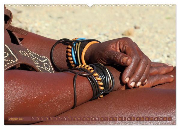 Produktbild: Himba - Der Schmuck der sch&ouml;nen Frauen (hochwertiger Premium Wandkalender 2027 DIN A2 quer), Kunstdruck in Hochglanz
