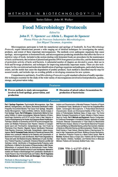 Produktbild: Food Microbiology Protocols