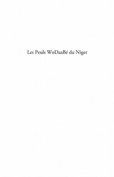 Produktbild: Peuls wodaabe du Niger Les