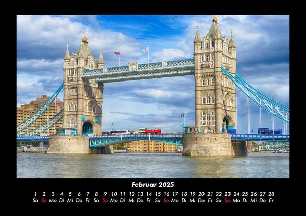 Produktbild: Londons sch&ouml;nste Seiten 2025 Fotokalender DIN A3