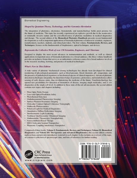 Produktbild: Biomedical Photonics Handbook