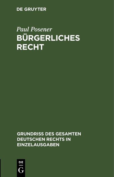 Produktbild: B&uuml;rgerliches Recht