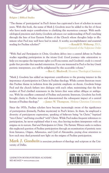 Produktbild: Paul and Participation in Christ