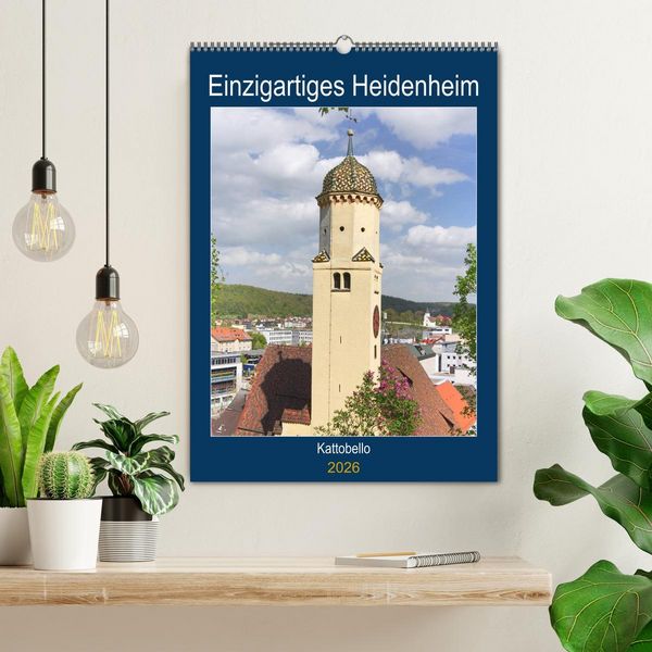 Produktbild: Einzigartiges Heidenheim (Wandkalender 2026 DIN A2 hoch), CALVENDO Monatskalender
