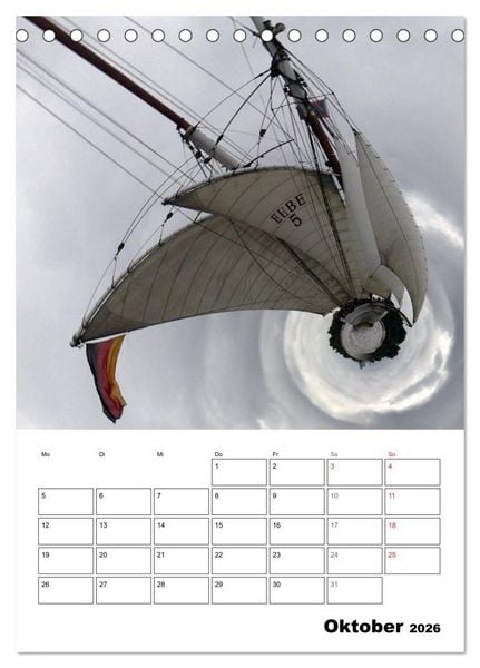 Produktbild: The tiny world of HAMBURG (Tischkalender 2026 DIN A5 hoch), CALVENDO Monatskalender