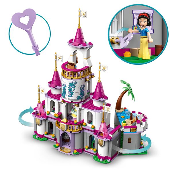 LEGO Disney Princess 43205 Ultimatives Abenteuerschloss mit Mini-Puppen