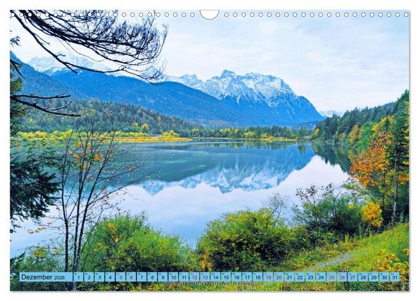 Produktbild: Rund um Mittenwald (Wandkalender 2026 DIN A3 quer), CALVENDO Monatskalender