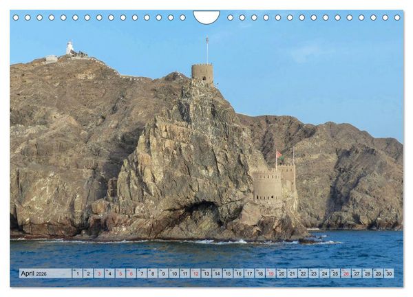 Produktbild: Oman - Zauberhafte Landschaften (Wandkalender 2026 DIN A4 quer), CALVENDO Monatskalender