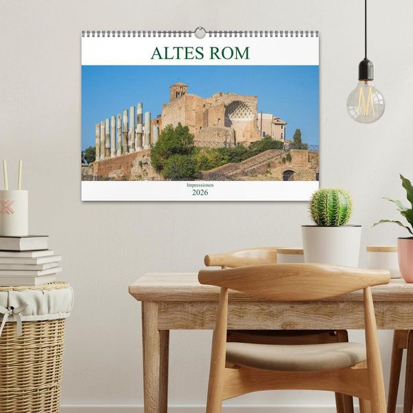 Produktbild: Altes Rom - Impressionen (Wandkalender 2026 DIN A3 quer), CALVENDO Monatskalender