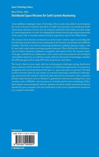 Produktbild: Distributed Space Missions for Earth System Monitoring