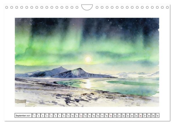 Produktbild: Natursch&ouml;nheiten n&ouml;rdlich des Polarkreises (Wandkalender 2027 DIN A4 quer), CALVENDO Monatskalender