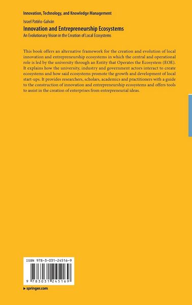 Produktbild: Innovation and Entrepreneurship Ecosystems
