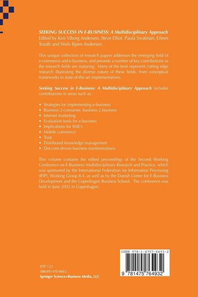 Produktbild: Seeking Success in E-Business