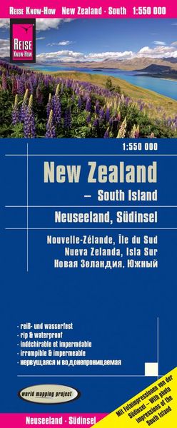 Produktbild: Reise Know-How Landkarte Neuseeland, S&uuml;dinsel (1:550.000)