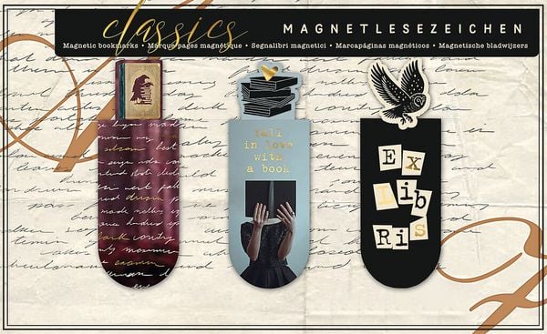 Produktbild: moses. libri_x Magnetlesezeichen Classics