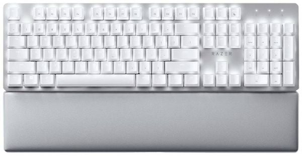 Produktbild: RAZER Pro Type Ultra - German Layout Bluetooth&reg; Gaming-Tastatur Deutsch, QWERTZ Wei&szlig; Beleuchtet