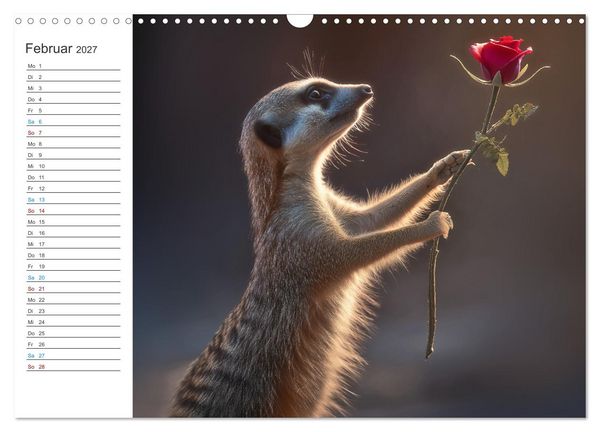 Produktbild: Die Welt der Erdm&auml;nnchen (Wandkalender 2027 DIN A3 quer), CALVENDO Monatskalender