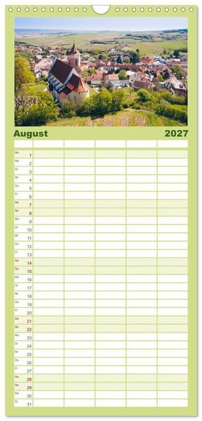 Produktbild: Familienplaner 2027 - Das Weinviertel im wundersch&ouml;nen Nieder&ouml;sterreich. mit 5 Spalten (Wandkalender, 21 x 45 cm) CALVENDO