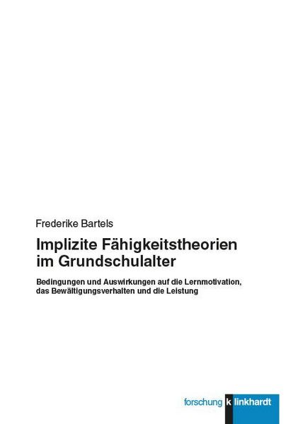 Produktbild: Implizite F&auml;higkeitstheorien im Grundschulalter