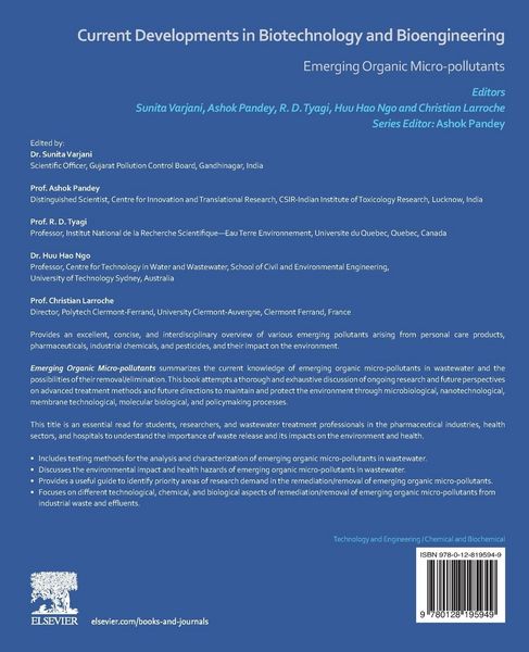 Produktbild: Current Developments in Biotechnology and Bioengineering