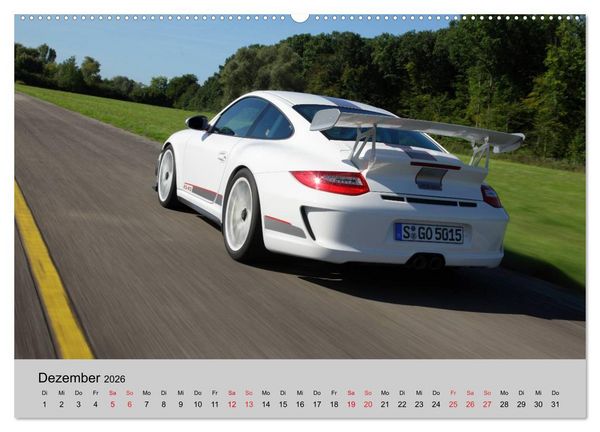 Produktbild: Porsche GT3RS 4,0 (hochwertiger Premium Wandkalender 2026 DIN A2 quer), Kunstdruck in Hochglanz