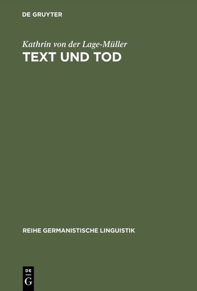 Produktbild: Text und Tod