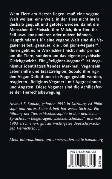 Vegan soll keine Religion sein