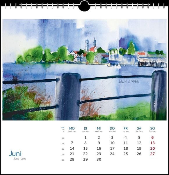 Produktbild: Bodensee Aquarell 2027